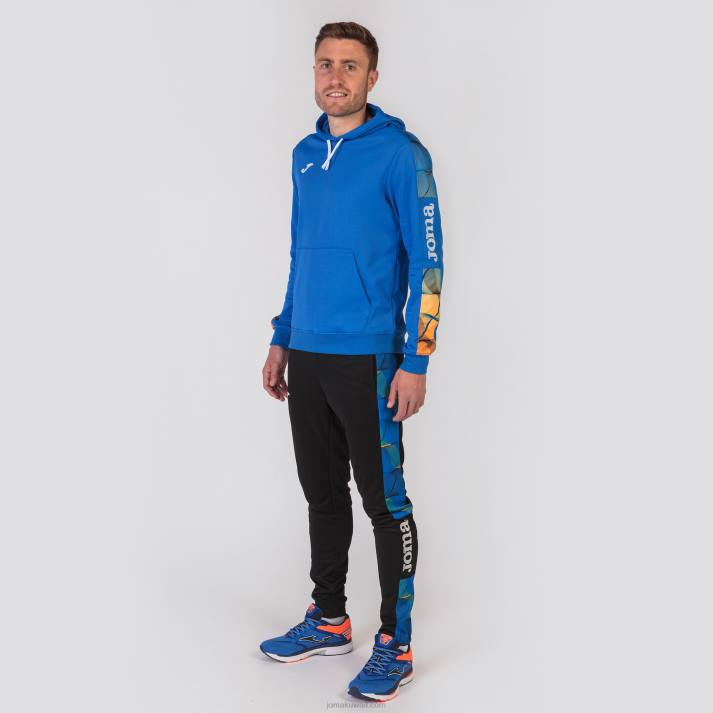 Joma 82P4R3541 الأزرق الملكي بطولة سترة مقنعين الشارع الثاني رجال