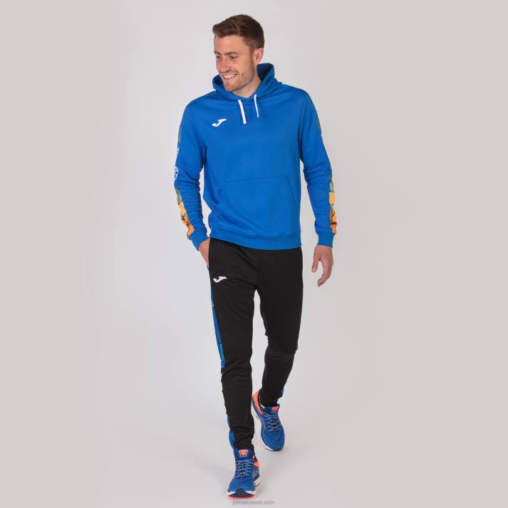 Joma 82P4R3541 الأزرق الملكي بطولة سترة مقنعين الشارع الثاني رجال