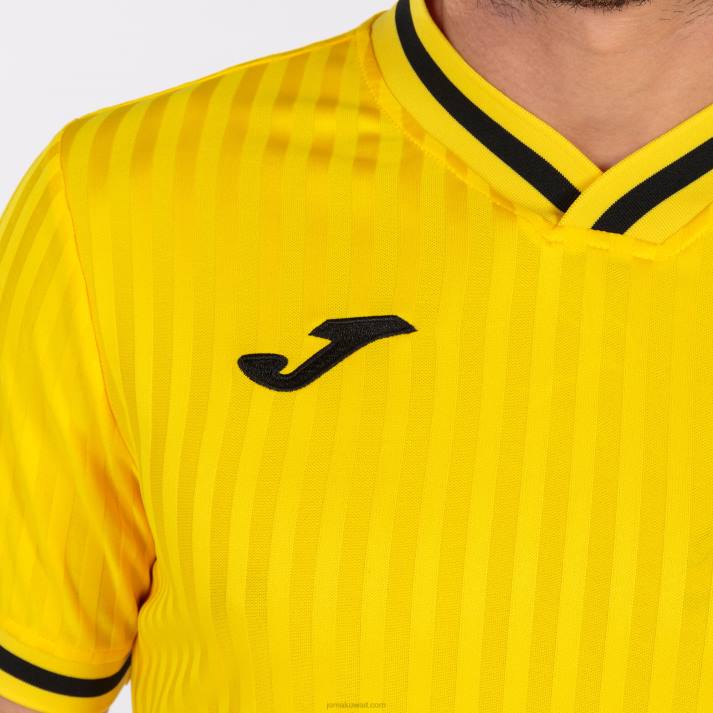 Joma 82P4R3543 أصفر قميص قصير الأكمام toletum iii رجال