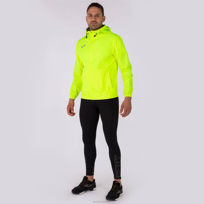 Joma 82P4R3560 الفلورسنت الأصفر Rainjacket النخبة الثامن رجال