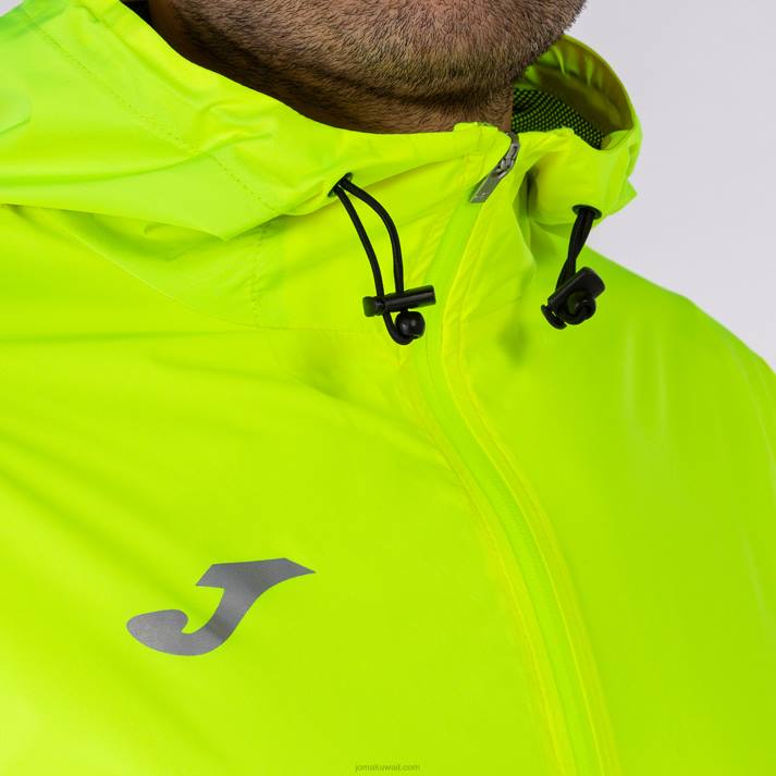Joma 82P4R3560 الفلورسنت الأصفر Rainjacket النخبة الثامن رجال