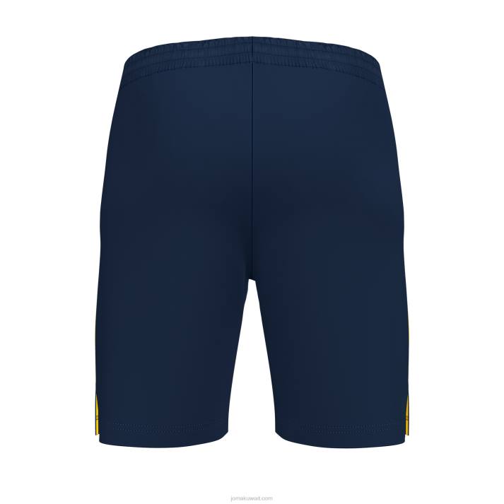 Joma 82P4R3563 الأزرق الداكن والأصفر شورت برمودا مفتوح ثالثا رجال