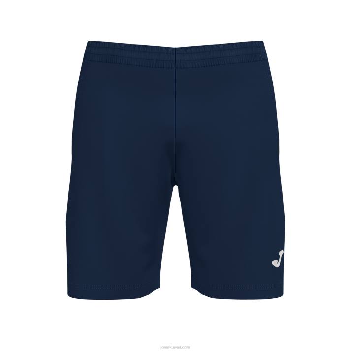 Joma 82P4R3563 الأزرق الداكن والأصفر شورت برمودا مفتوح ثالثا رجال