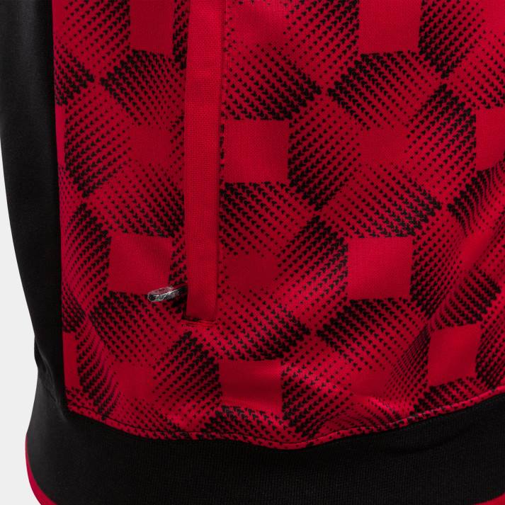 Joma 82P4R3567 أسود أحمر سترة سوبرنوفا مقنعين III رجال