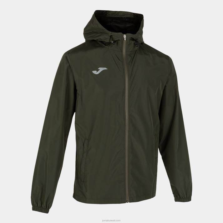 Joma 82P4R3570 الكاكي Rainjacket النخبة الثامن رجال