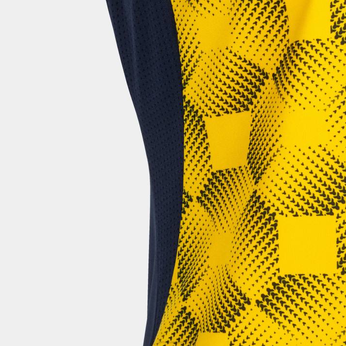 Joma 82P4R3575 الأزرق الداكن والأصفر بلا أكمام تي شيرت سوبرنوفا الثالث نحيف