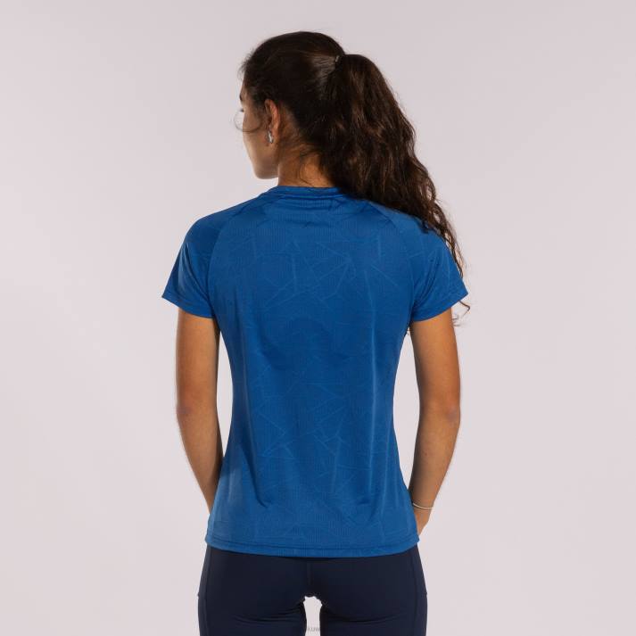 Joma 82P4R3580 الأزرق الملكي قميص قصير الأكمام النخبة التاسع نحيف