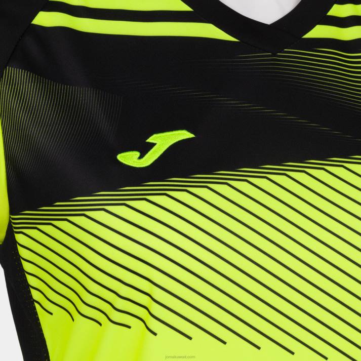 Joma 82P4R3582 نيون أصفر أسود تي شيرت بدون أكمام سوبرنوفا الثاني نحيف