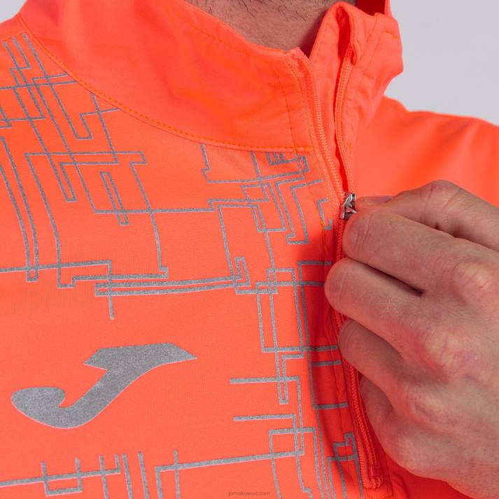 Joma 82P4R358 نيون المرجان قميص من النوع الثقيل النخبة الثامن رجال