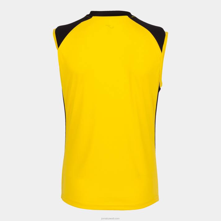 Joma 82P4R3594 أصفر أسود تي شيرت بدون أكمام سوبرنوفا الثاني نحيف