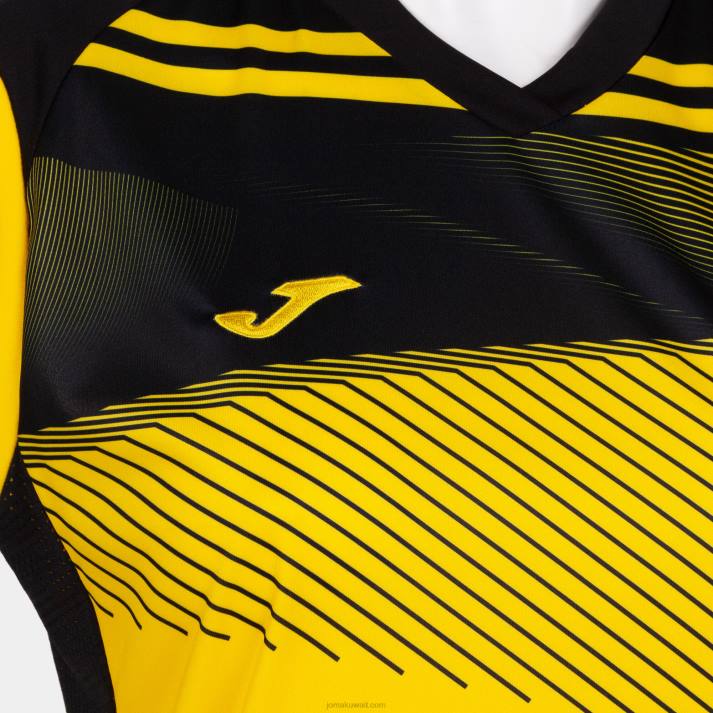 Joma 82P4R3594 أصفر أسود تي شيرت بدون أكمام سوبرنوفا الثاني نحيف