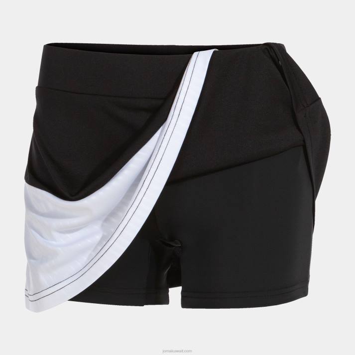 Joma 82P4R3600 أسود أبيض تنورة مونتريال نحيف