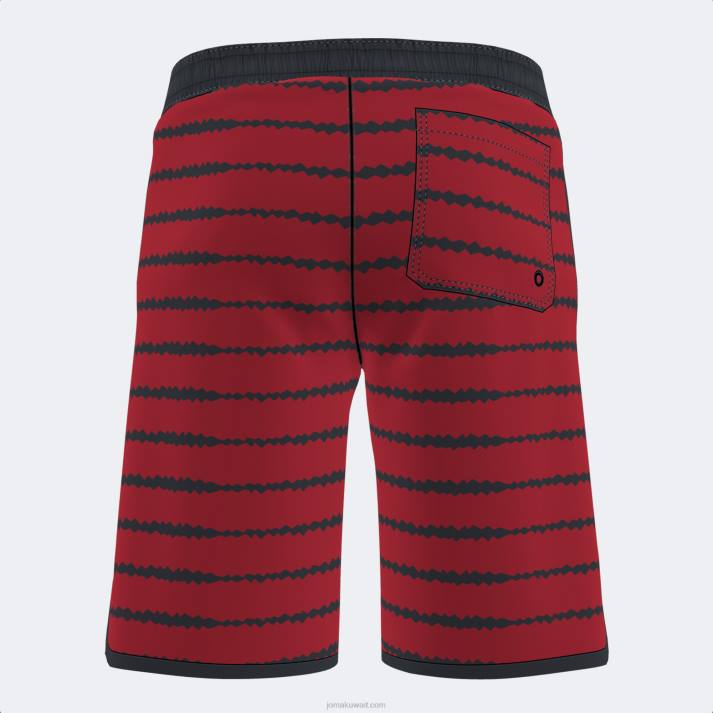 Joma 82P4R360 أحمر جذوع السباحة حيوية رجال