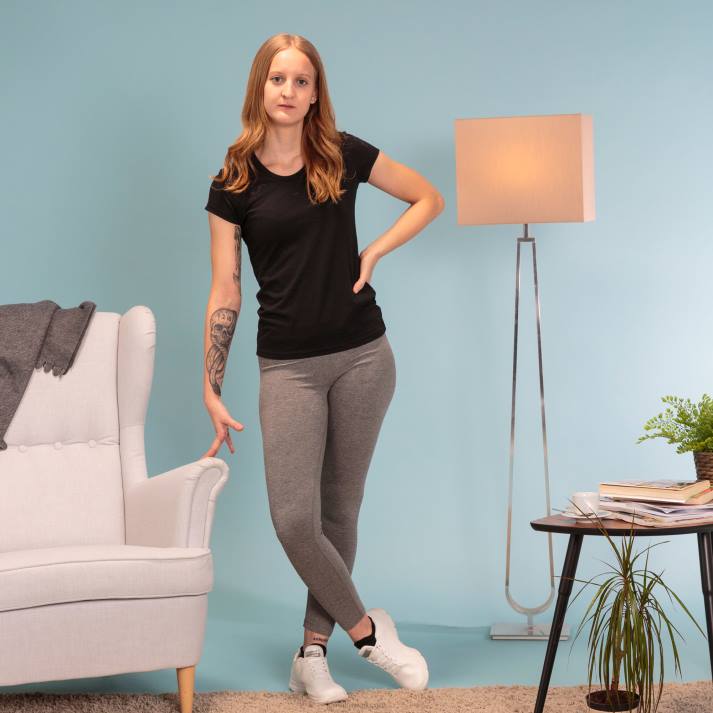 Joma 82P4R3623 أسود قميص بأكمام قصيرة فيرونا نحيف