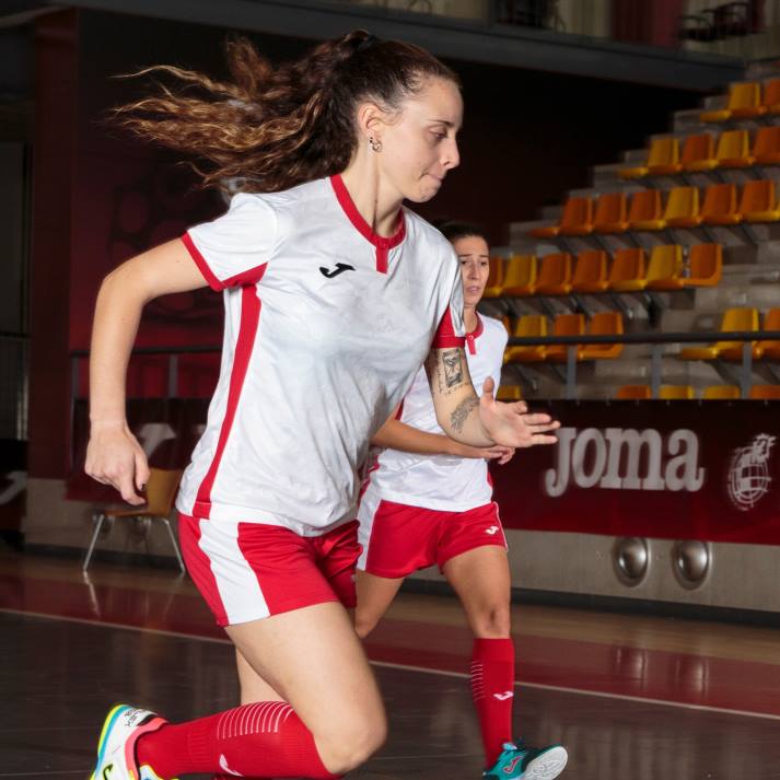 Joma 82P4R3626 أبيض أحمر قميص قصير الأكمام toletum الثاني نحيف