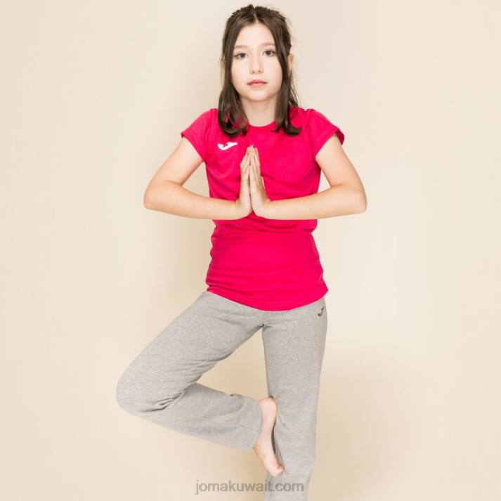 Joma 82P4R3633 لون القرنفل قميص قصير الأكمام كومبي نحيف