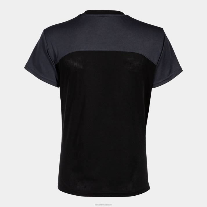 Joma 82P4R3636 الرمادي الداكن قميص قصير الأكمام الفائز الثاني نحيف