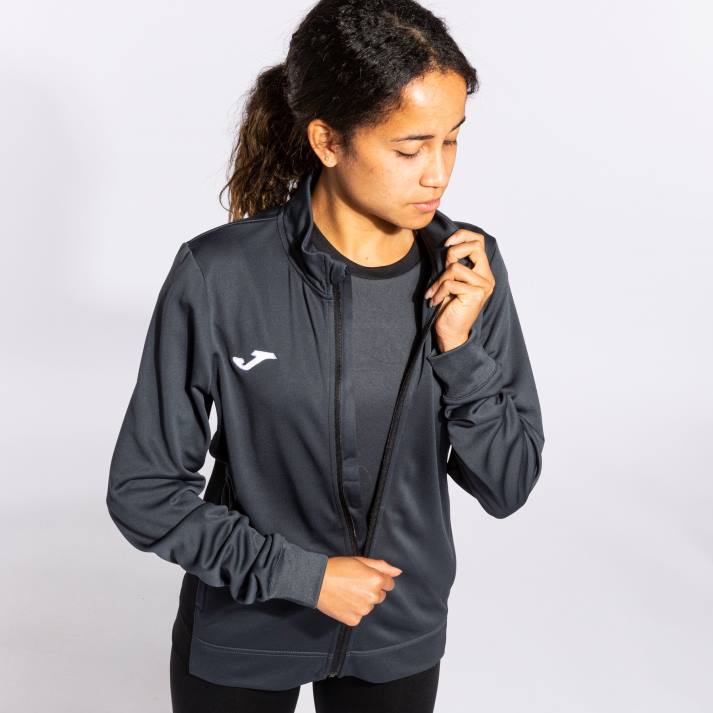 Joma 82P4R3647 الرمادي الداكن الفائز سترة الثاني نحيف