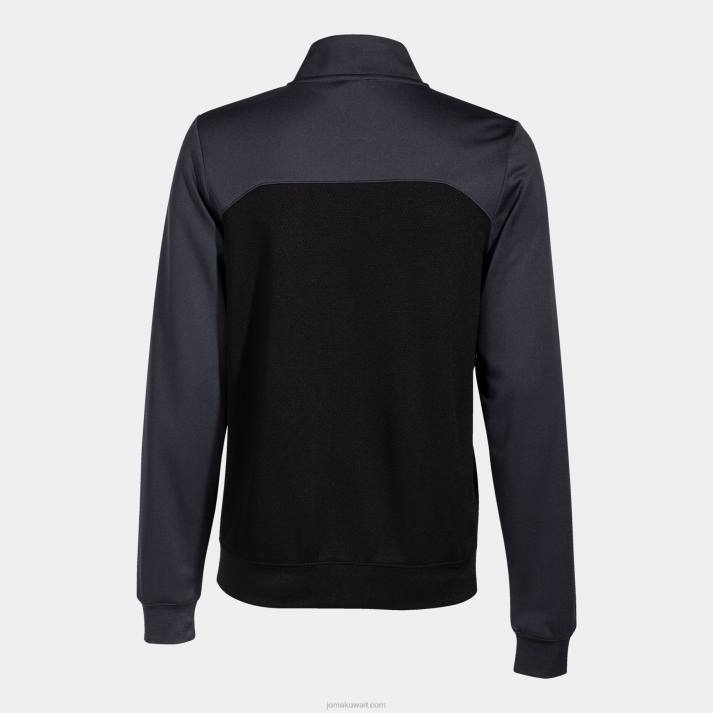 Joma 82P4R3647 الرمادي الداكن الفائز سترة الثاني نحيف
