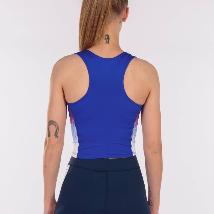 Joma 82P4R3662 أزرق ملكي أبيض أحمر النخبة أعلى الخزان السابع نحيف