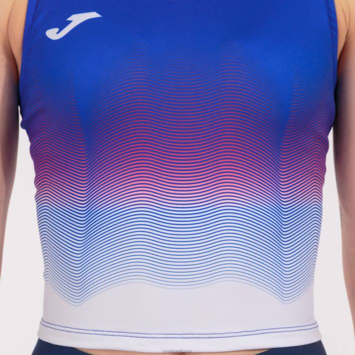 Joma 82P4R3662 أزرق ملكي أبيض أحمر النخبة أعلى الخزان السابع نحيف