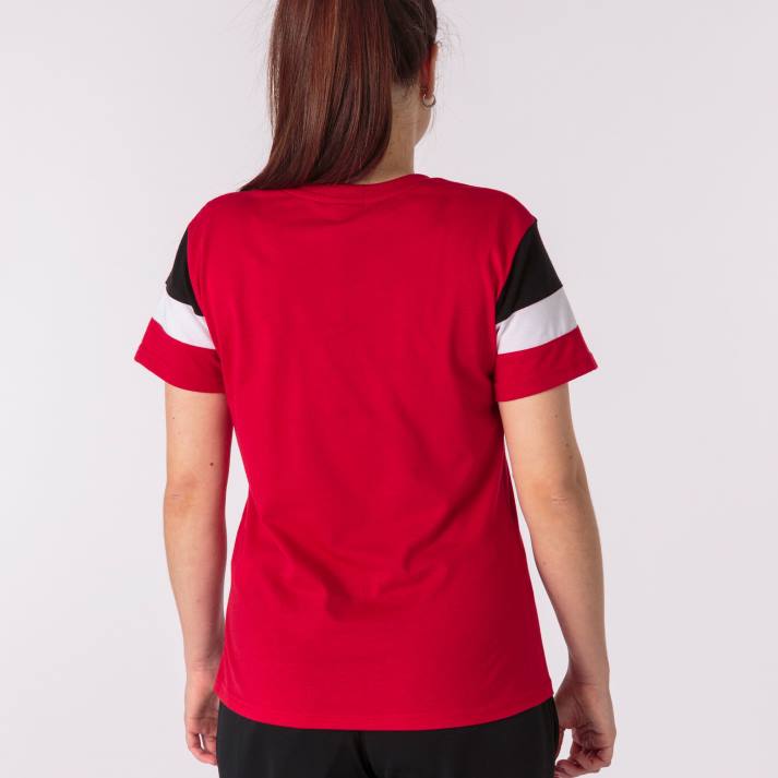 Joma 82P4R3665 أحمر أسود أبيض قميص بأكمام قصيرة طاقم رابعا نحيف