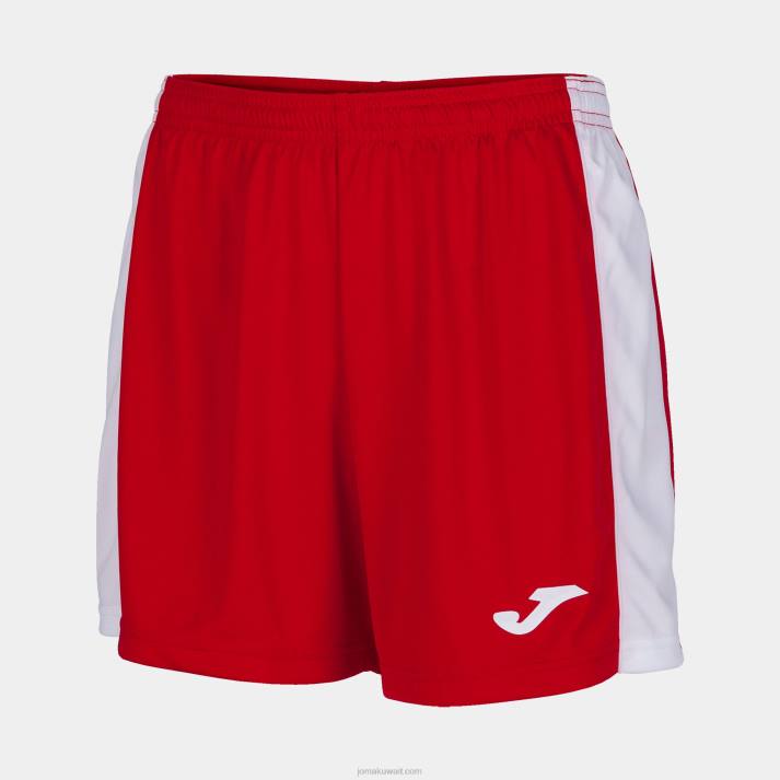 Joma 82P4R3669 احمر ابيض شورت ماكسي نحيف