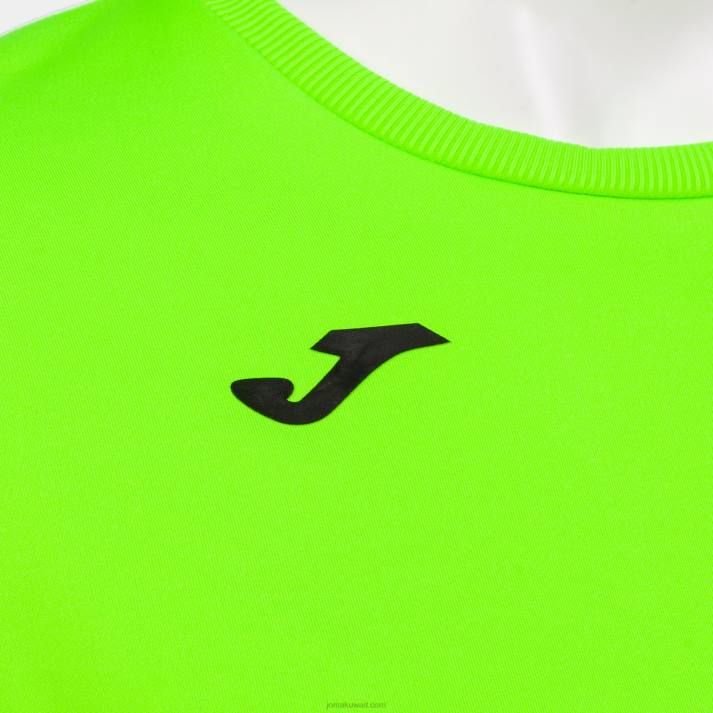 Joma 82P4R3679 نيون الخضراء كسر قميص من النوع الثقيل نحيف