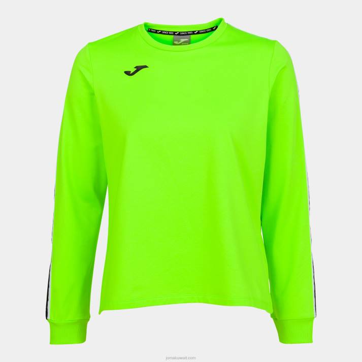 Joma 82P4R3679 نيون الخضراء كسر قميص من النوع الثقيل نحيف