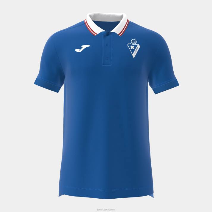 Joma 82P4R367 الأزرق الملكي قميص بولو كم قصير وقت الفراغ eibar 22/23