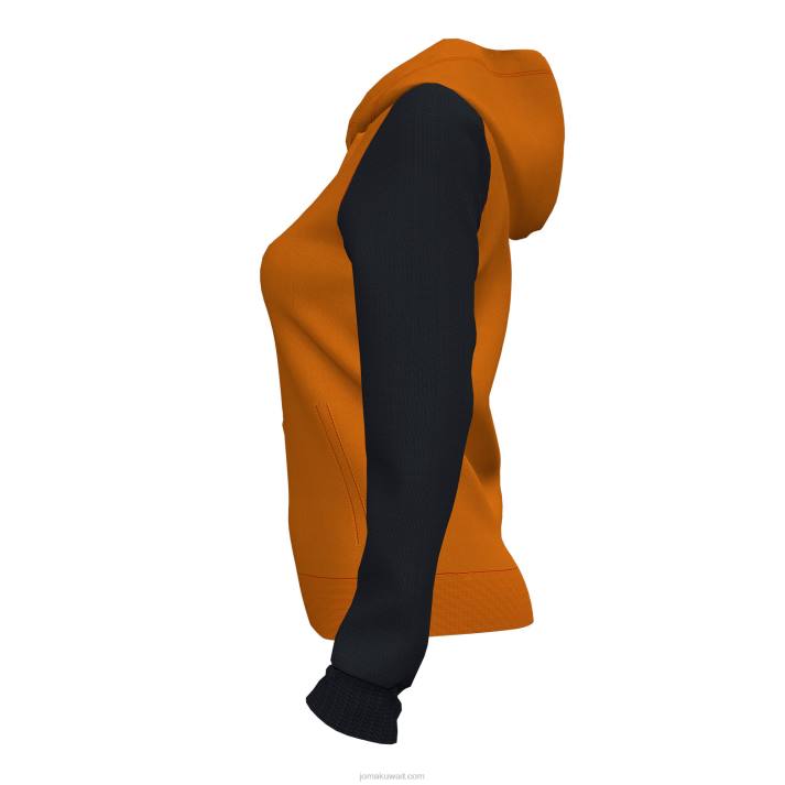 Joma 82P4R3680 برتقالي أسود أكاديمية جاكيت مقنع رابعًا نحيف