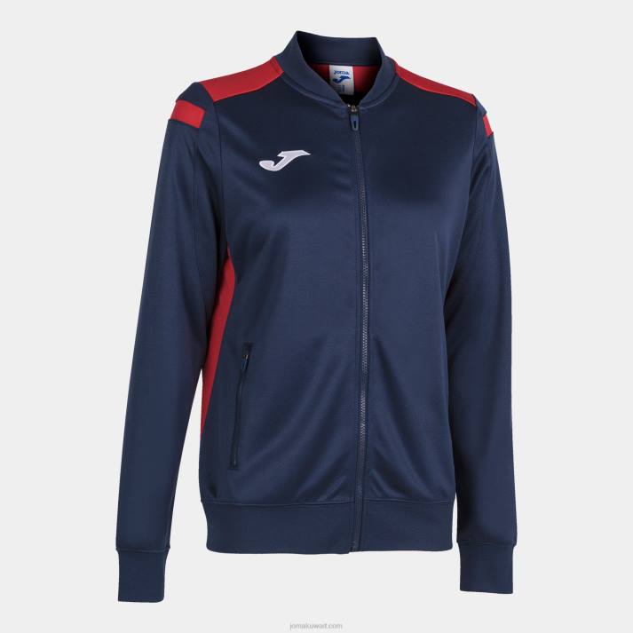 Joma 82P4R3685 الأزرق الداكن الأحمر بطولة السترات السادس نحيف