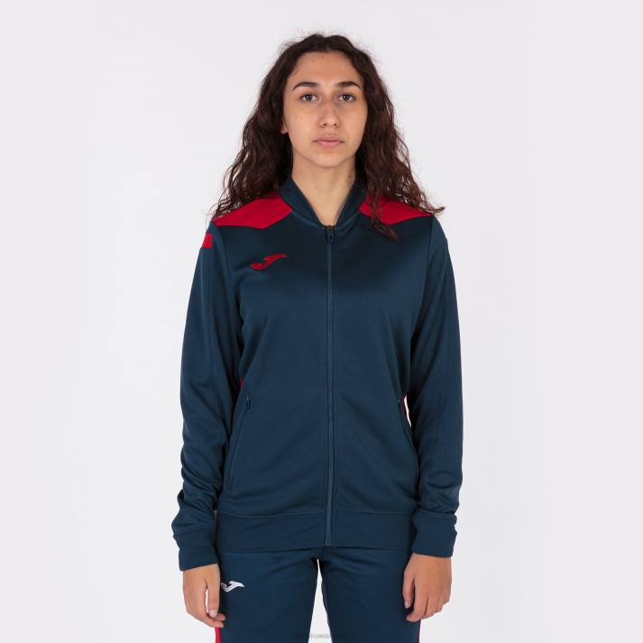 Joma 82P4R3685 الأزرق الداكن الأحمر بطولة السترات السادس نحيف