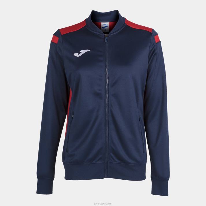 Joma 82P4R3685 الأزرق الداكن الأحمر بطولة السترات السادس نحيف