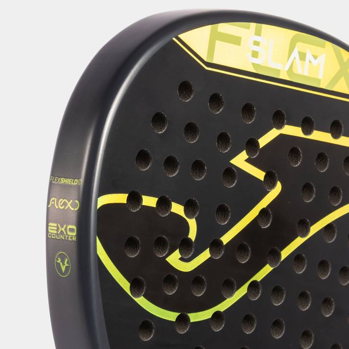 Joma 82P4R3705 أخضر رمادي غامق مضرب البادل البطولات الاربع