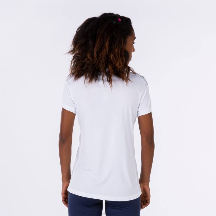 Joma 82P4R3708 أبيض قميص قصير الأكمام النخبة الثامن نحيف