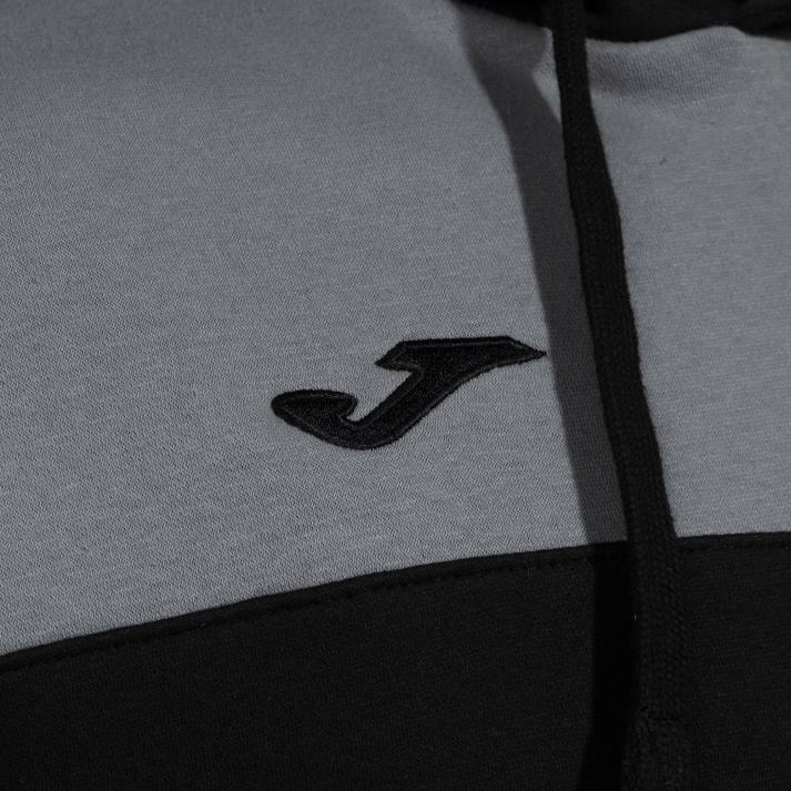 Joma 82P4R370 أسود اللون الرمادي طاقم سترة مقنعين v رجال