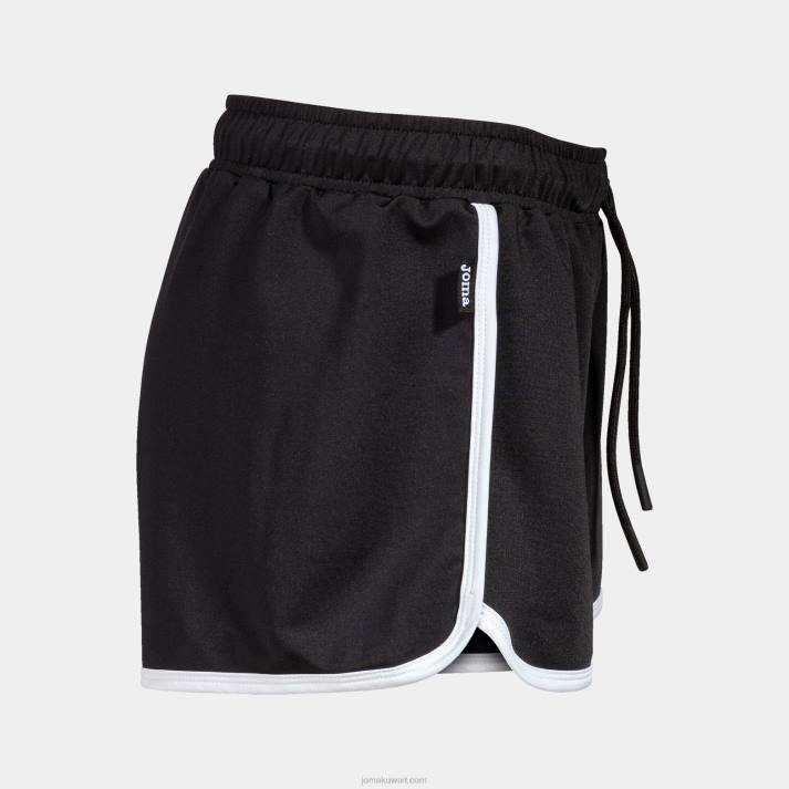 Joma 82P4R3717 أسود شورت كاليفورنيا نحيف