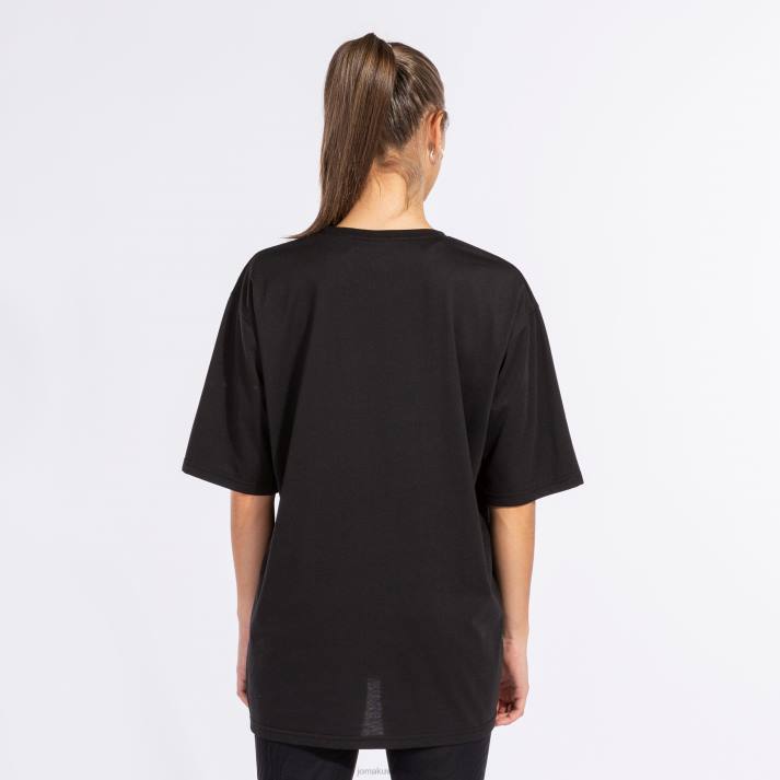 Joma 82P4R3725 أسود قميص بأكمام قصيرة دافني نحيف