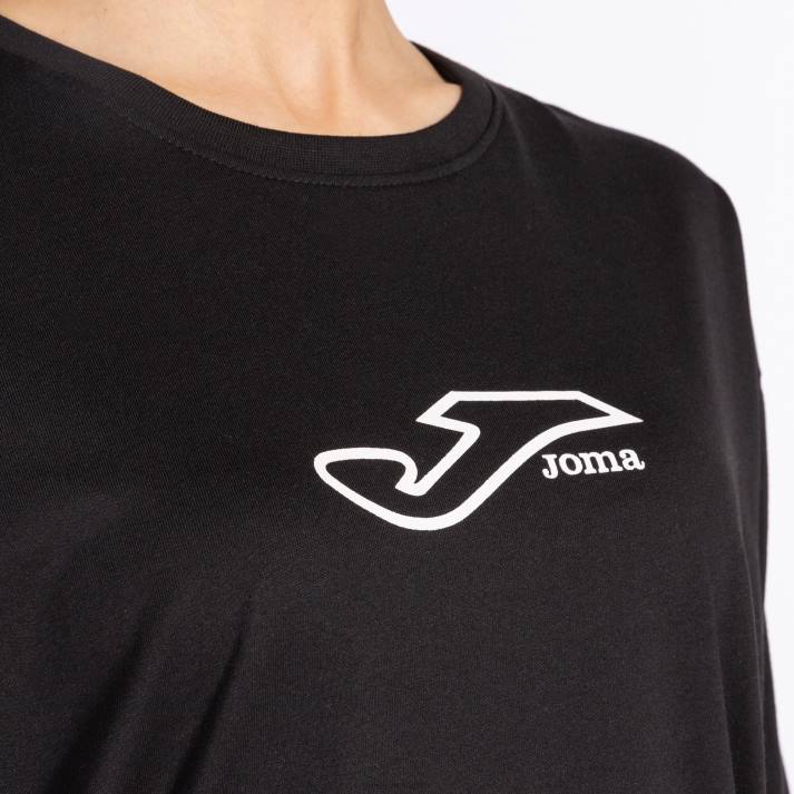 Joma 82P4R3725 أسود قميص بأكمام قصيرة دافني نحيف