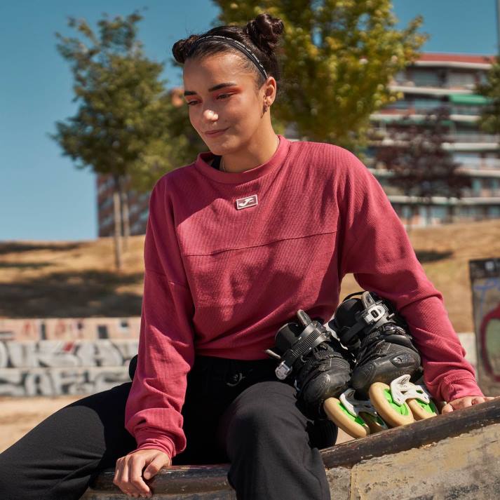 Joma 82P4R3726 لون القرنفل قميص من النوع الثقيل دافني نحيف