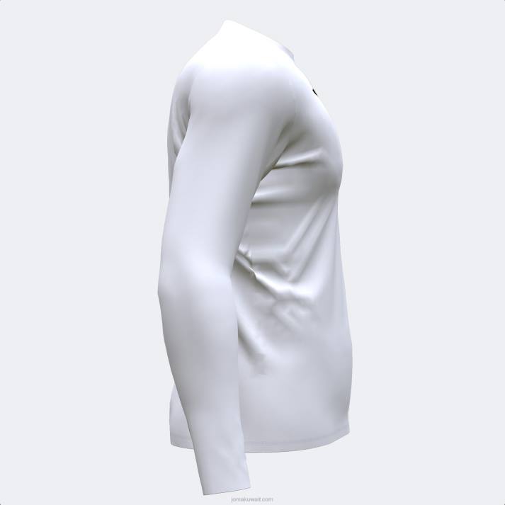 Joma 82P4R3736 أبيض قميص بأكمام طويلة من أكاديمية براما