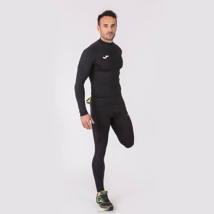 Joma 82P4R3737 أسود قميص بأكمام طويلة من أكاديمية براما
