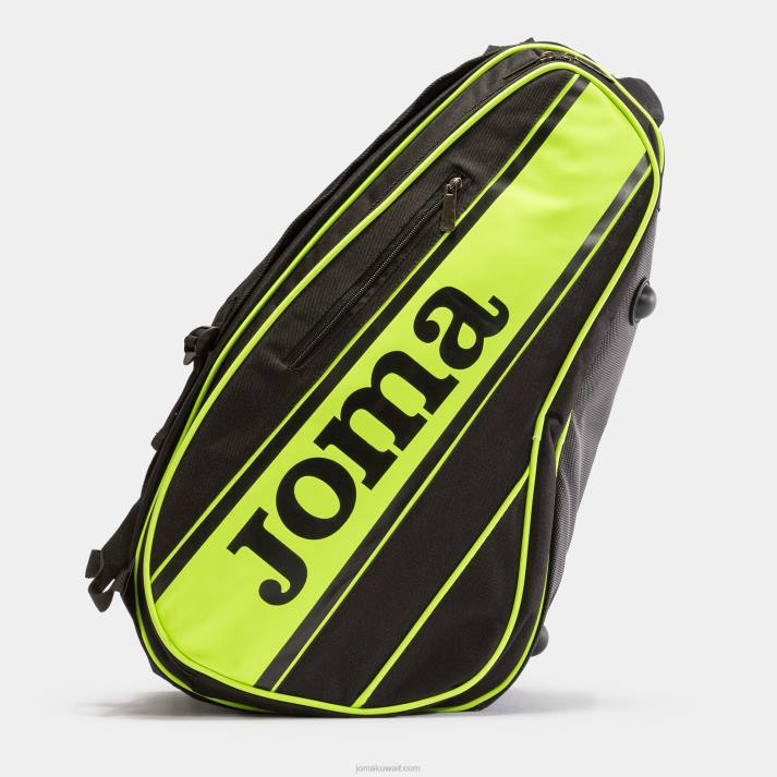 Joma 82P4R379 أسود أخضر شنطة مضرب باديل جولد برو