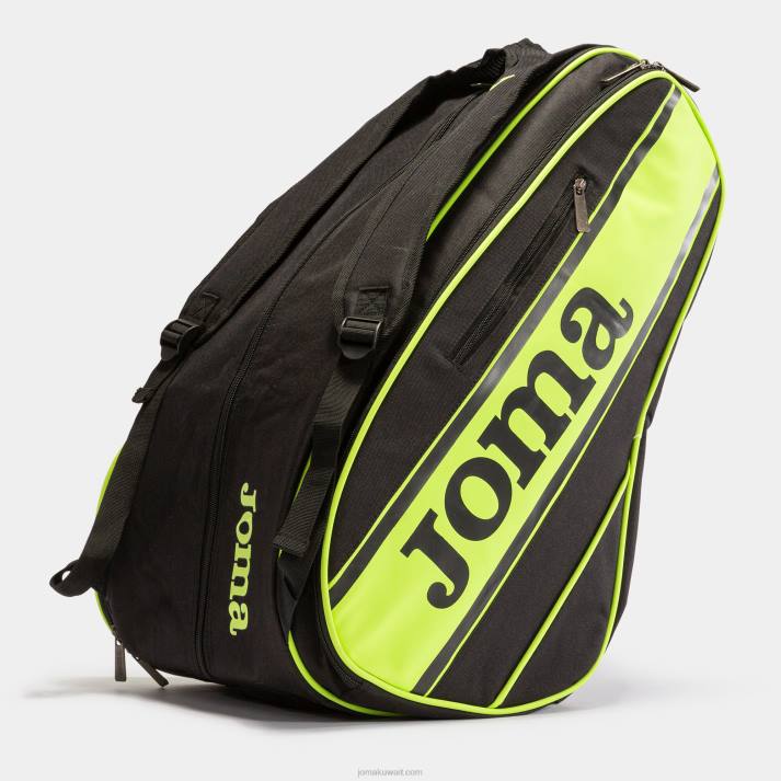 Joma 82P4R379 أسود أخضر شنطة مضرب باديل جولد برو