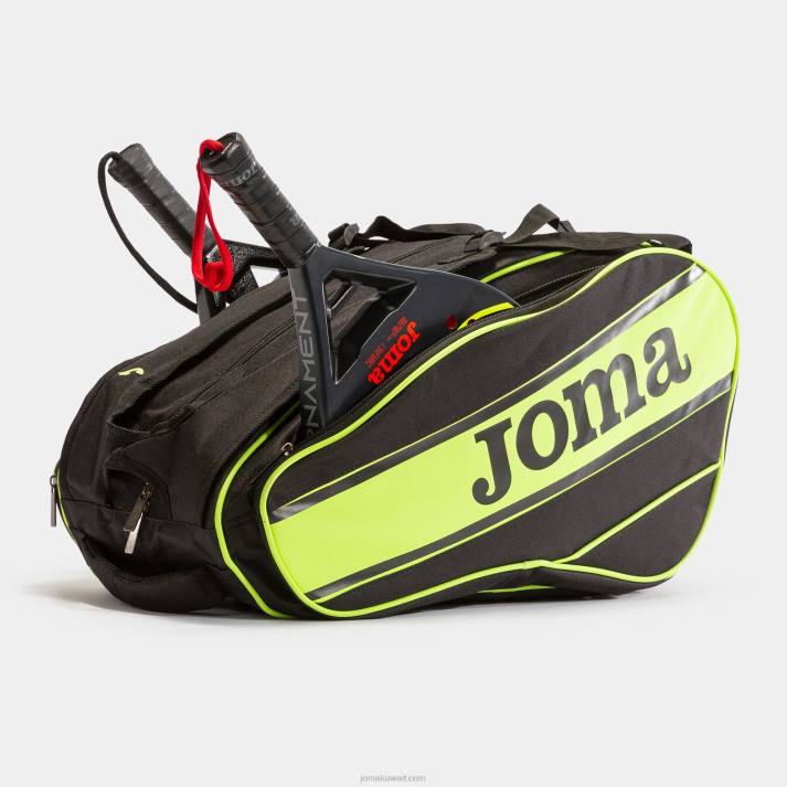 Joma 82P4R379 أسود أخضر شنطة مضرب باديل جولد برو