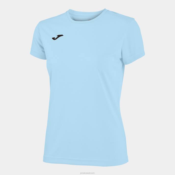 Joma 82P4R3811 السماء الزرقاء قميص قصير الأكمام كومبي نحيف