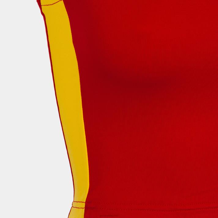 Joma 82P4R3822 احمر اصفر سجل أعلى الخزان الثاني نحيف