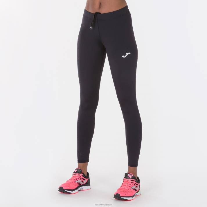 Joma 82P4R3835 أسود لباس ضيق طويل أوليمبيا نحيف