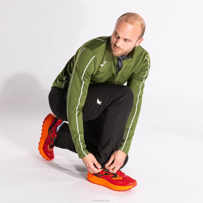 Joma 82P4R384 أسود مستكشف السراويل الطويلة رجال